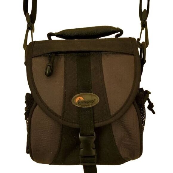 Lowepro Padded Camera Bag Tote Shoulder Satchel Black Gray - Picture 2 of 14